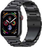 Браслет для Apple Watch из сверхпрочной стали, чёрный