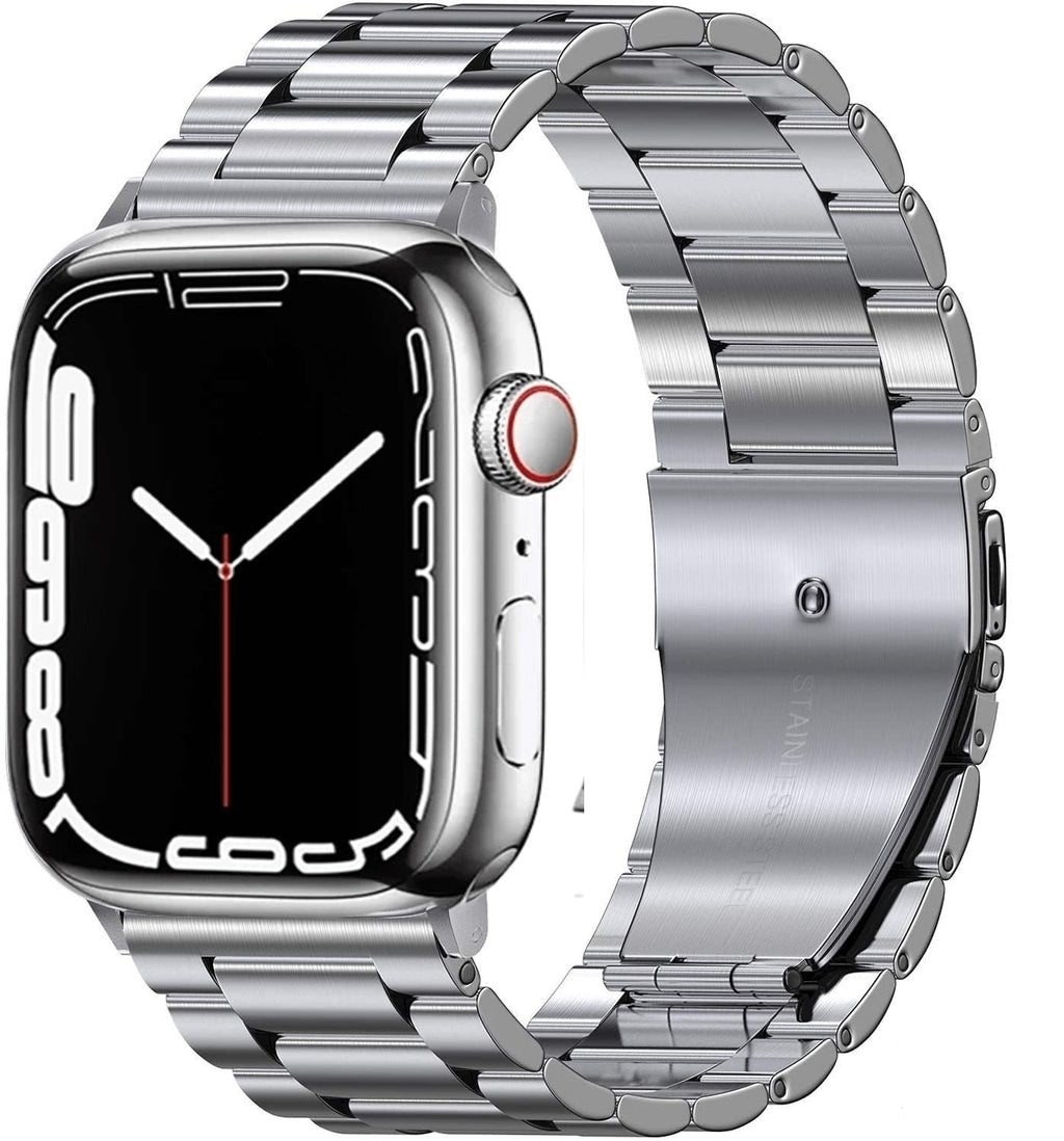 Браслет для Apple Watch из сверхпрочной стали, серебристый