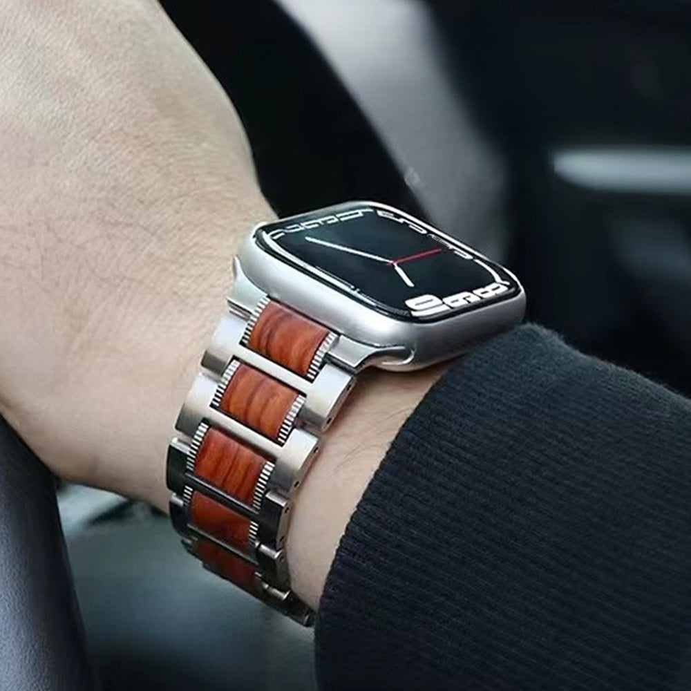Wooden Apple Watch Band