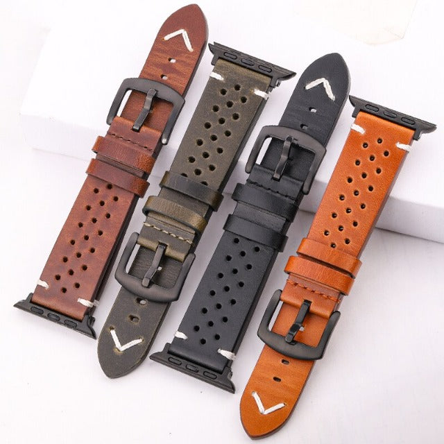 Apple Watch Band in Genuine Leather