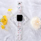 Женский браслет для Apple Watch с цветочным принтом