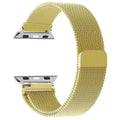 Bracelet Apple Watch Magnétique en Acier or