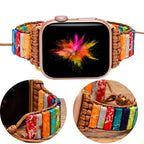 Браслет Apple Watch из натурального камня 7 чакр