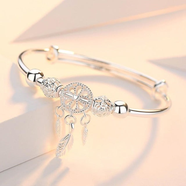 Silver Dream Catcher Chain Bracelet