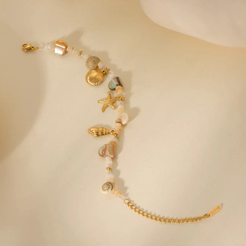 Bracelet with Shells and Mother-of-Pearl