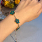 Women's Flower Bracelet green