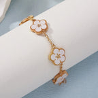 Women's Flower Bracelet white