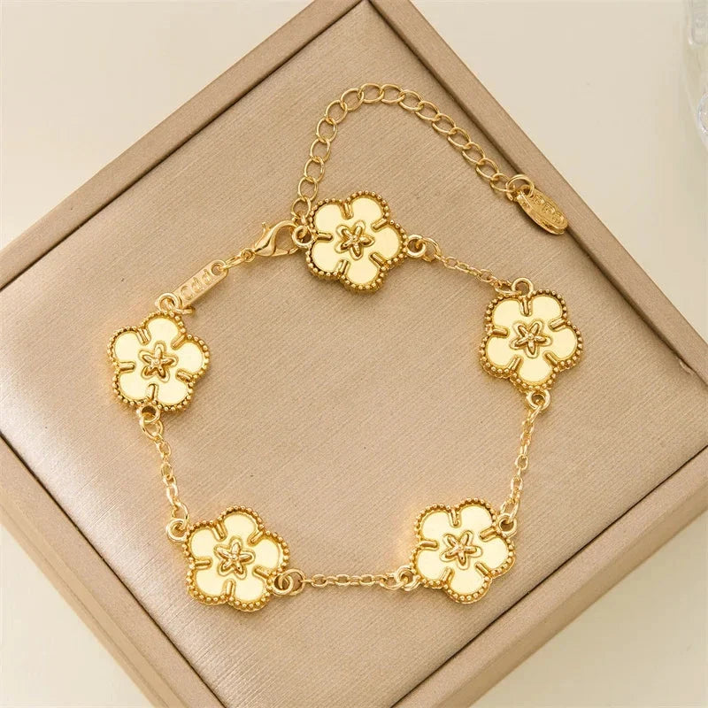 Women's Flower Bracelet yellow