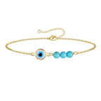Bracelet with Evil Eye Beads