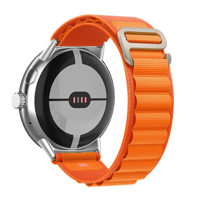 Alpine Buckle Smartwatch Bracelet for Google Pixel Watch 1 & 2 orange