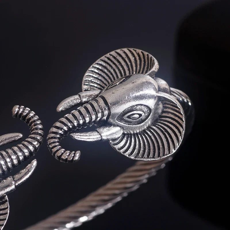 Buddhist Bracelet with Elephants for Women