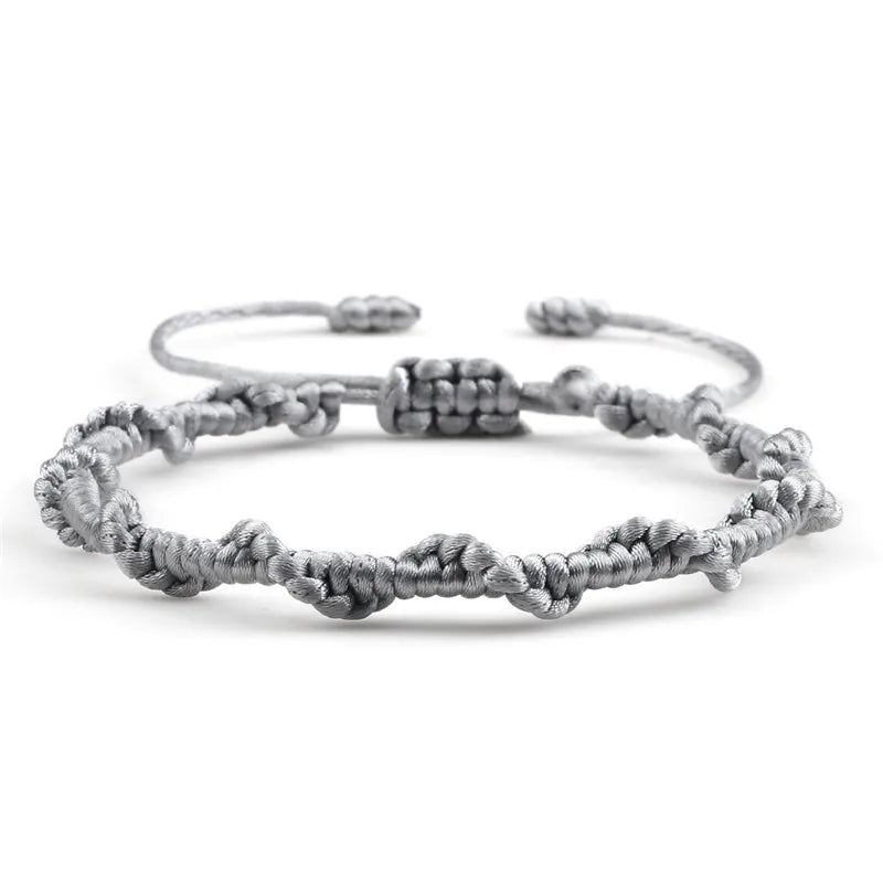 Artisanal Braided Brazilian Bracelet gray