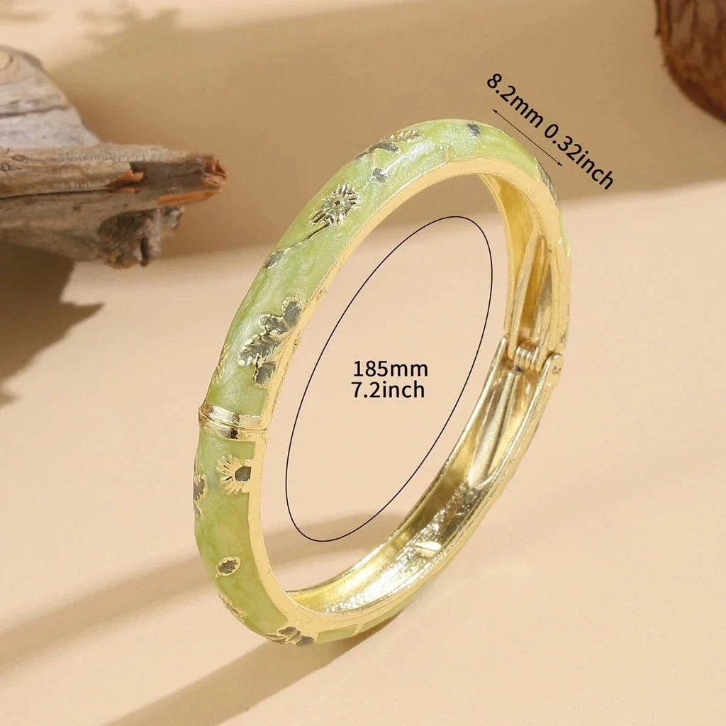 Bracelet Coloré avec Fleurs