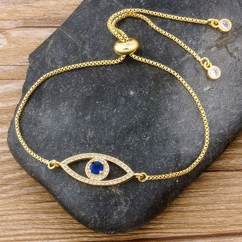 Bracelet Contre le Mauvais Oeil Bleu Grec Turc Matiasma Mataki