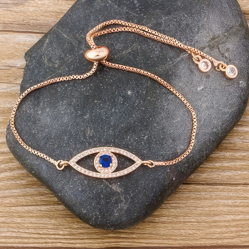 Bracelet Contre le Mauvais Oeil Bleu Grec Turc Matiasma Mataki