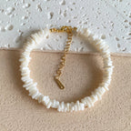 White Mother-of-Pearl Shell Bracelet
