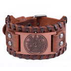 Pentacle Witchcraft Leather Bracelet Wiccan Chain Bracelet 3