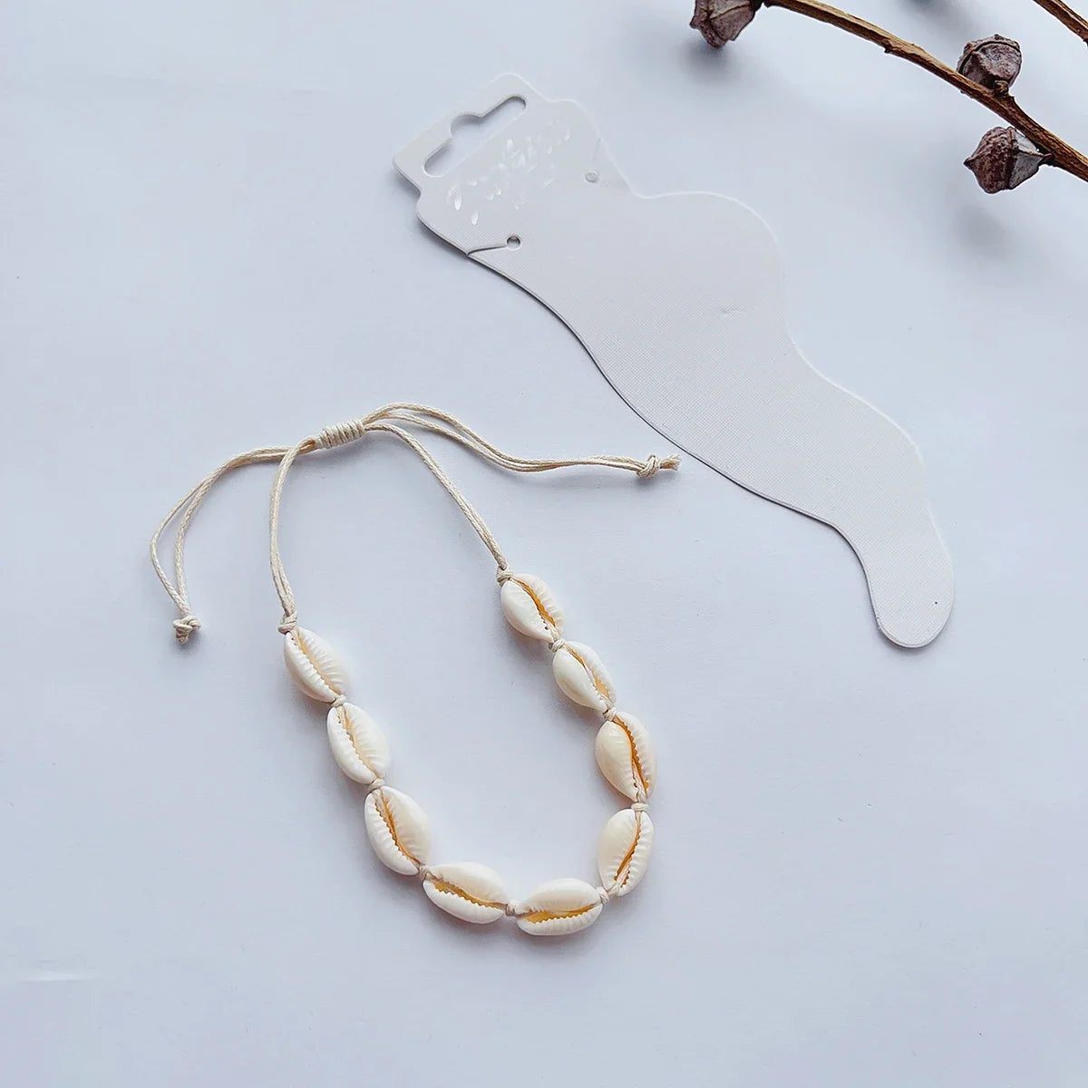 Women’s cowrie shell anklet bracelet