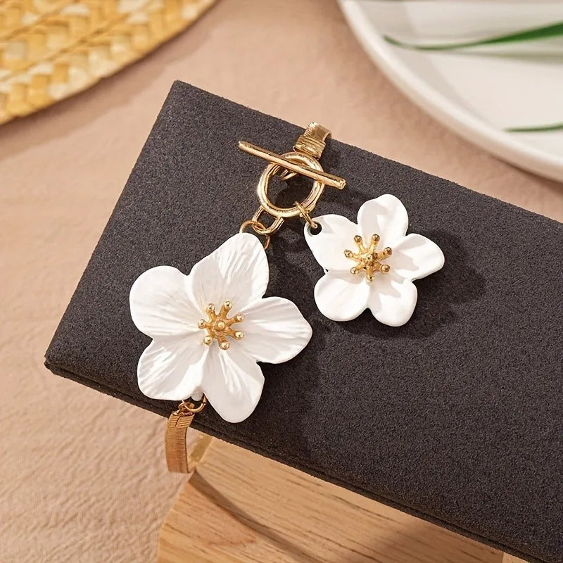 Flower anklet for women 