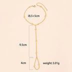 Women's Hand Chain Bracelet Jewelry for Finger & Hand