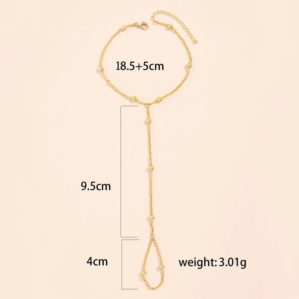 Women's Hand Chain Bracelet Jewelry for Finger & Hand