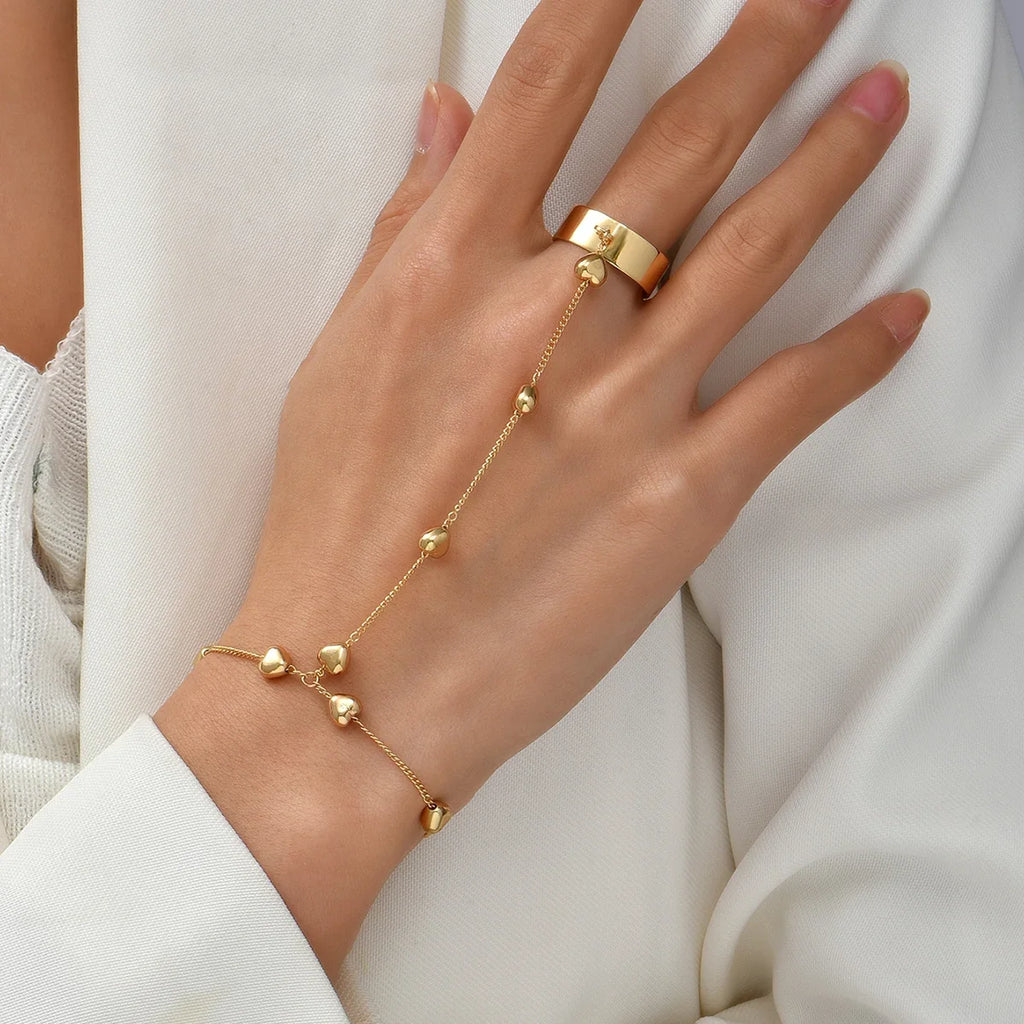 Women's Hand Chain Bracelet Jewelry for Finger & Hand