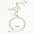 Snake Hand Chain Bracelet for Women, Hand & Finger Chain Jewelry, Silver