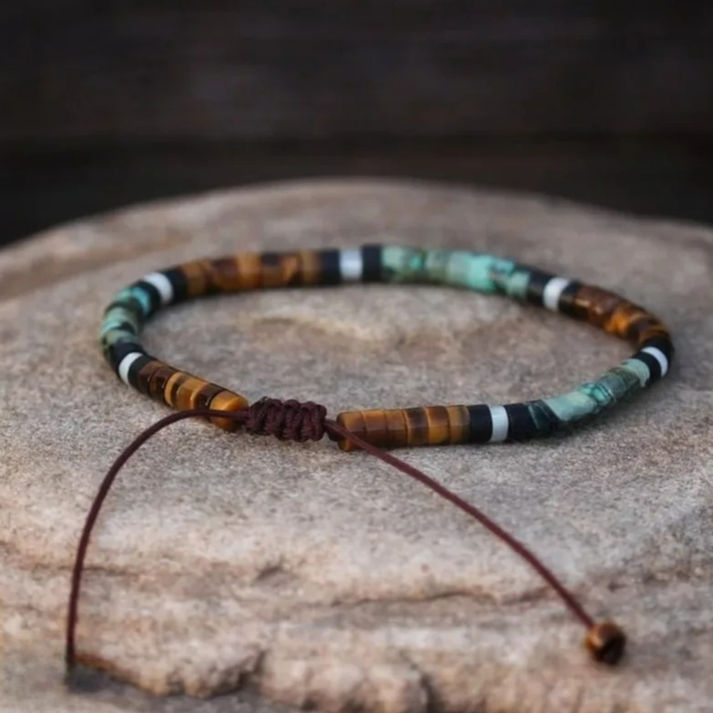 Tiger's Eye Natural Stone Protection Bracelet