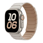 Магнитный сменный ремешок для Apple Watch, бело-бежевый