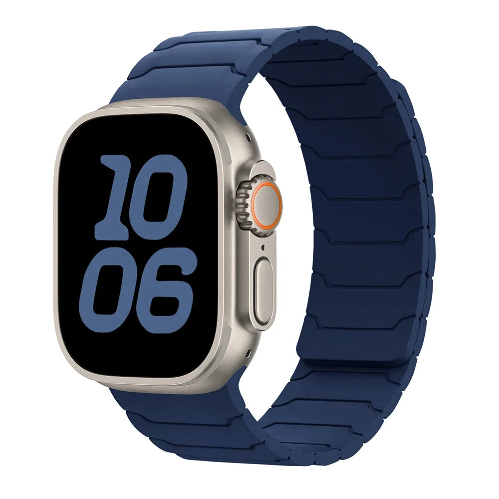 Магнитный сменный ремешок для Apple Watch, синий
