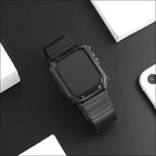 Replacement stainless steel band for Apple Watch black