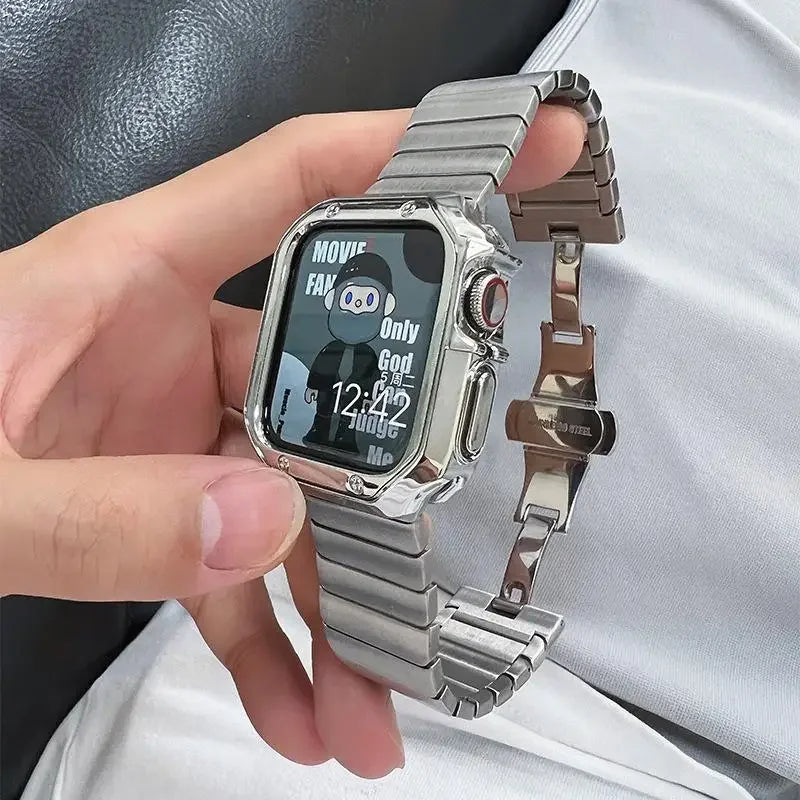 Replacement stainless steel band for Apple Watch 