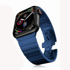 Replacement stainless steel band for Apple Watch blue