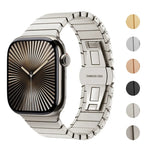 Replacement stainless steel band for Apple Watch silver