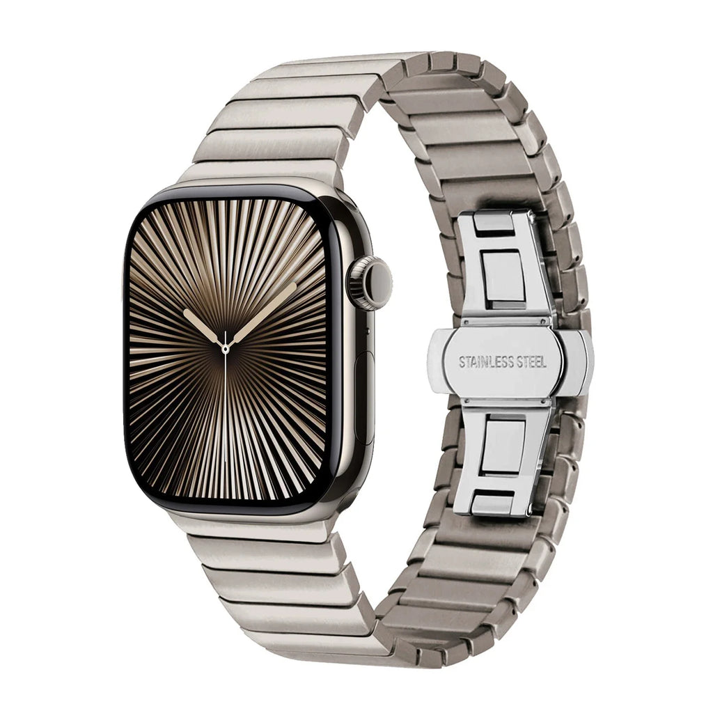 Replacement stainless steel band for Apple Watch 