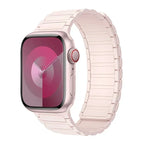 Магнитный сменный ремешок для Apple Watch розовый