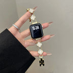 Сменный ремешок для Apple Watch — дизайн в виде трилистника, золотистый