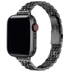 Сменный браслет для Apple Watch из нержавеющей стали, черный