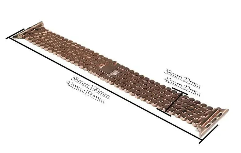 Replacement bracelet for Apple Watch in stainless steel - women's 