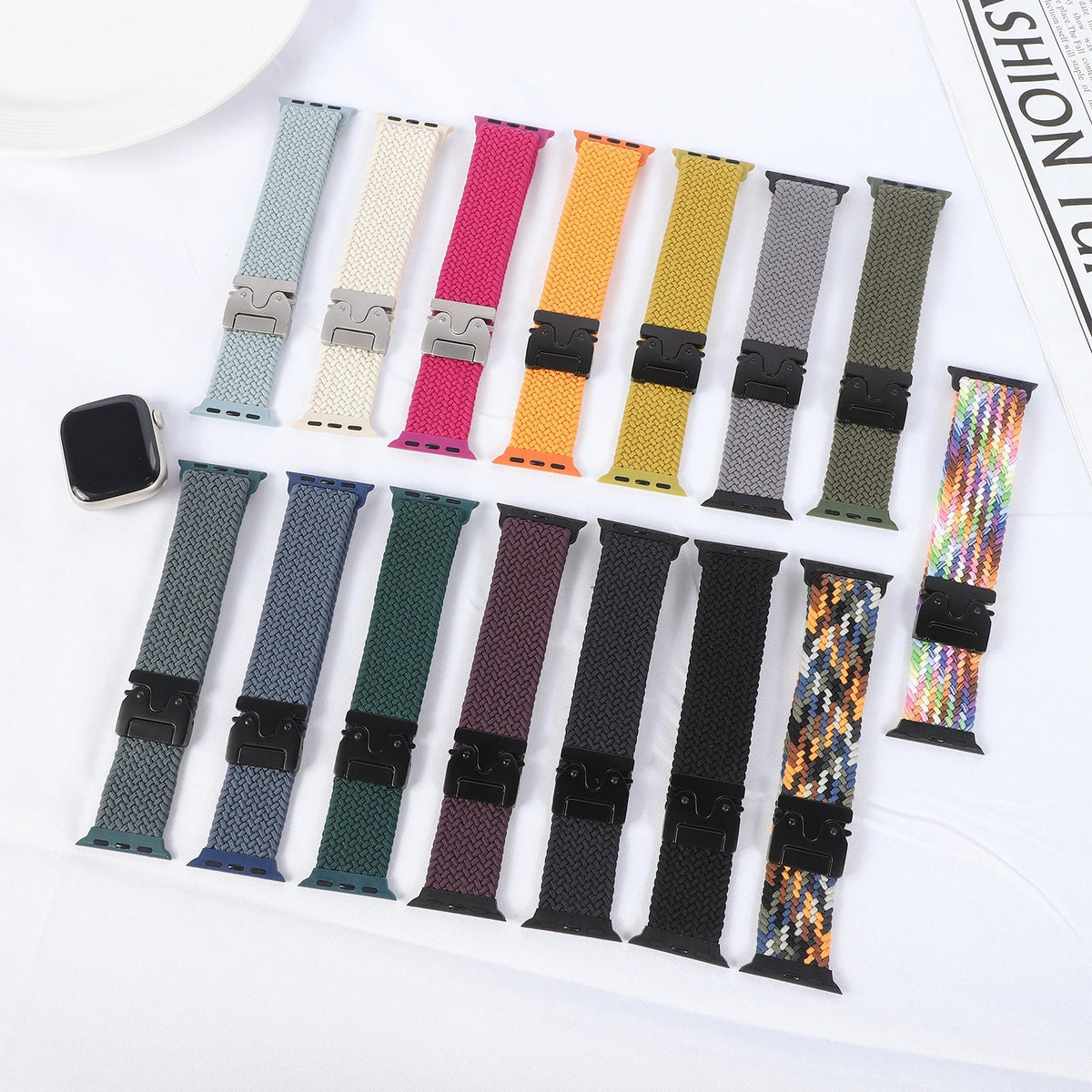 Replacement Apple Watch strap in parachute cord