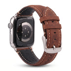 Классический светло-коричневый кожаный сменный ремешок для Apple Watch