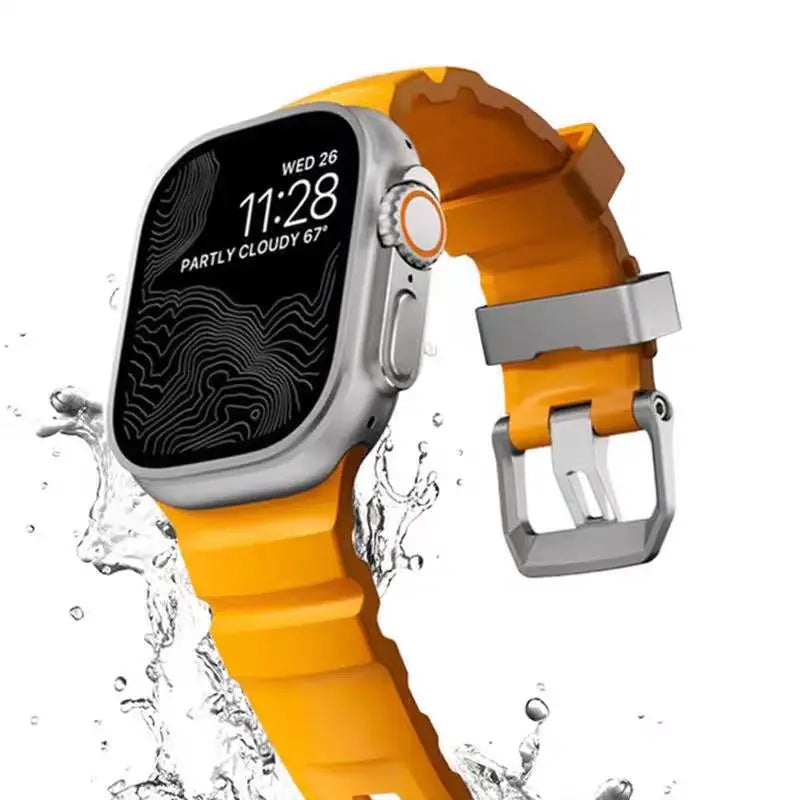 Толстый силиконовый сменный ремешок для Apple Watch