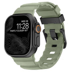 Толстый зеленый силиконовый сменный ремешок для Apple Watch