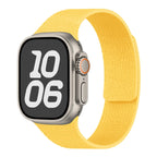 Сменный ремешок для Apple Watch из магнитного силикона жёлтый