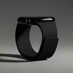 Сменный ремешок для Apple Watch из магнитного силикона чёрный