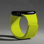 Сменный ремешок для Apple Watch из магнитного силикона неоново-жёлтый