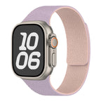 Сменный ремешок для Apple Watch из магнитного силикона фиолетово-розовый