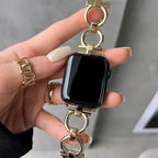 Женский сменный ремешок для Apple Watch, золотой