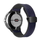 Сменный ремешок для Google Pixel Watch из синей кожи