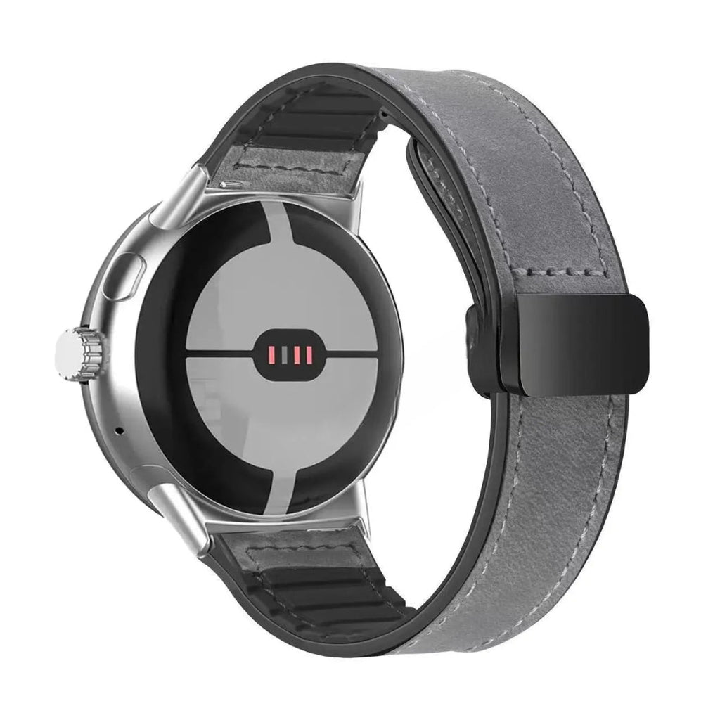 Сменный ремешок для Google Pixel Watch из серой кожи